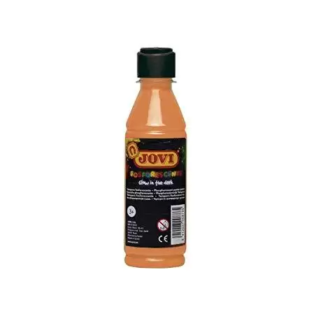 (51906) JOVI TÉMPERA FOSFORESCENTE NARANJA BOTELLA DE 250ML