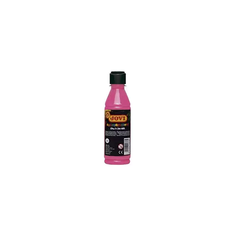 (51908) JOVI TÉMPERA FOSFORESCENTE MAGENTA BOTELLA DE 250ML