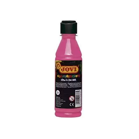 (51908) JOVI TÉMPERA FOSFORESCENTE MAGENTA BOTELLA DE 250ML