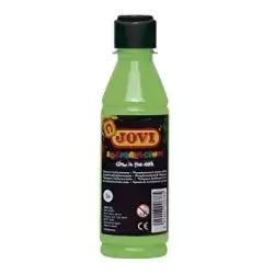 (51917) JOVI TÉMPERA FOSFORESCENTE VERDE BOTELLA DE 250ML