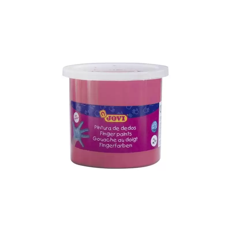 (56008) JOVI PINTURA DE DEDOS ESTUCHE 5 BOTES 125ML MAGENTA