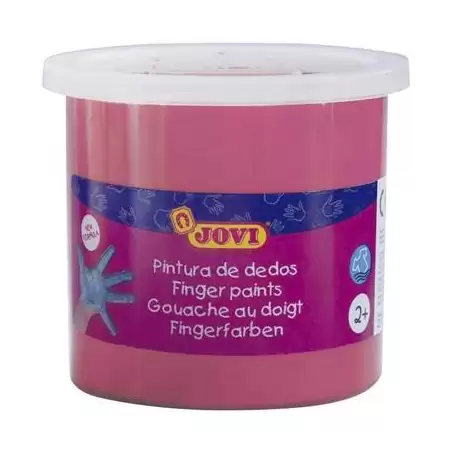(56008) JOVI PINTURA DE DEDOS ESTUCHE 5 BOTES 125ML MAGENTA