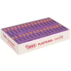 (7014) JOVI PLASTILINA PASTILLA 50GR LILA CAJA 30 UD
