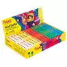 (70B) JOVI PLASTILINA PASTILLA 50GR 6UD X 5 COLORES SURTIDOS CAJA EXPOSITORA 30 UD