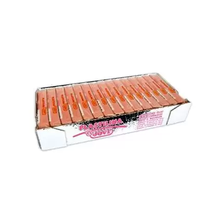 (7108) JOVI PLASTILINA SCHOOL PASTILLA 150GR CARNE CAJA 15 UD