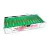 (7110) JOVI PLASTILINA SCHOOL PASTILLA 150GR VERDE CLARO CAJA 15 UD
