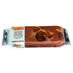 (88) JOVI AIR DRY PASTILLA DE PASTA MODELAR ENDURECE AL AIRE 500 GR TERRACOTA