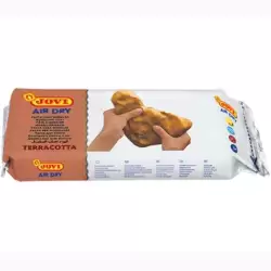 (89) JOVI AIR DRY PASTILLA DE PASTA MODELAR ENDURECE AL AIRE 1000GR TERRACOTA