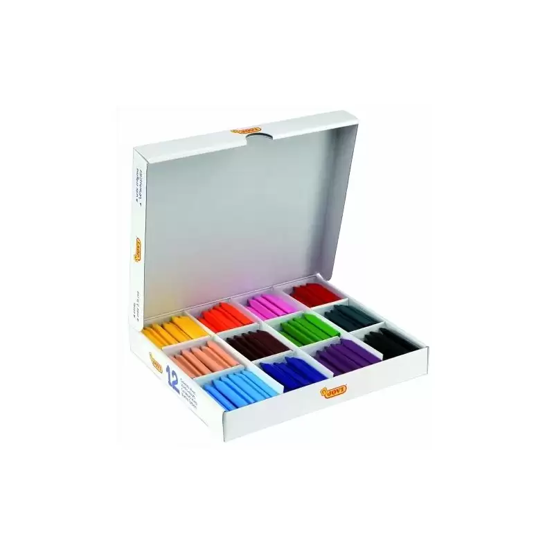 (979) JOVI CERAS JOVICOLOR TRIWAX 82MM COLORES SURTIDOS CAJA ECONÓMICA -300U-