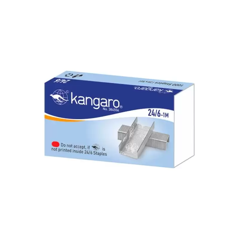 (KG2461M) KANGARO GRAPAS 24/6 CAJA 1000U