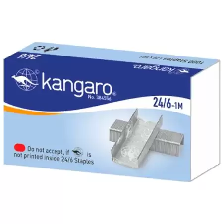 (KG2461M) KANGARO GRAPAS 24/6 CAJA 1000U