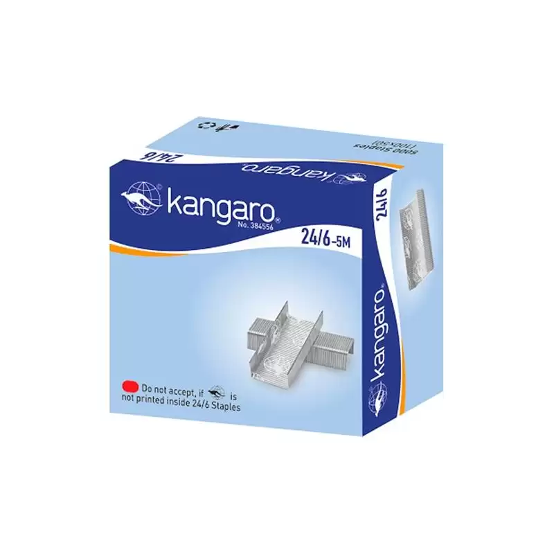 (KG2465M) KANGARO GRAPAS 24/6 CAJA 5000U