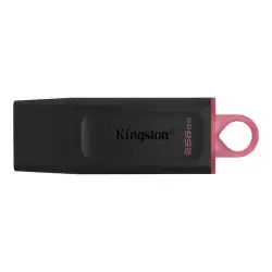 (DTX/256GB) KINGSTON PENDRIVE DATATRAVELER EXODIA 256GB C/TAPA PROTECTORA Y RANURA PARA COLGAR USB 3.2 NEGRO/ROSA
