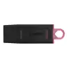 (DTX/256GB) KINGSTON PENDRIVE DATATRAVELER EXODIA 256GB C/TAPA PROTECTORA Y RANURA PARA COLGAR USB 3.2 NEGRO/ROSA