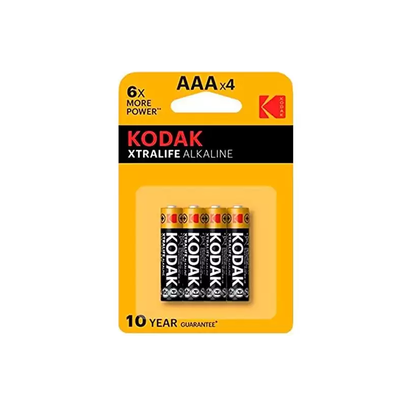 (KDXLR3P4B) KODAK PILAS EXTRALIFE ALCALINA 4UD LR03 AAA BLISTER