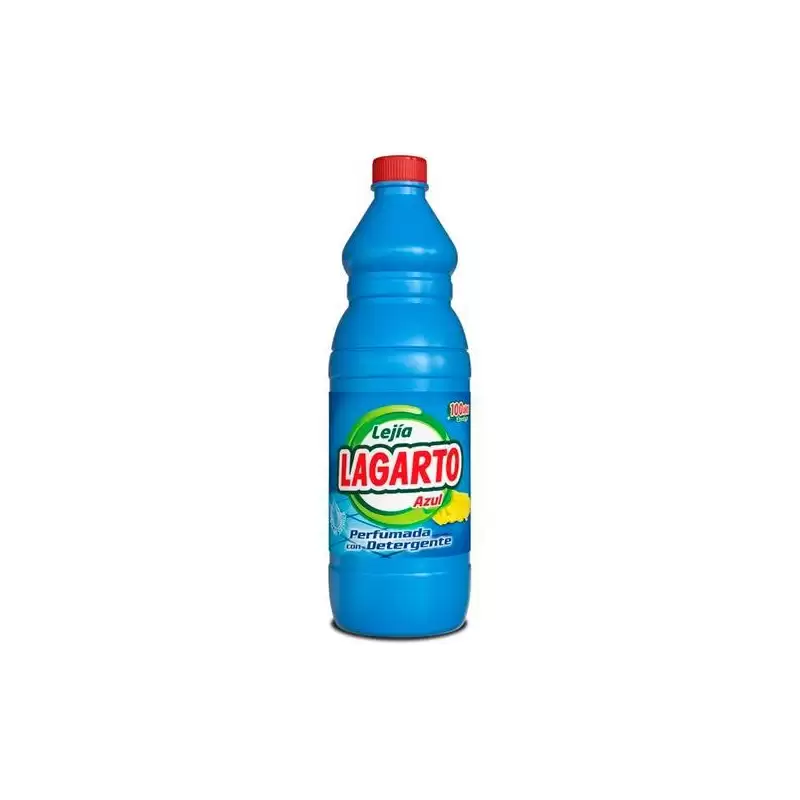 (000409) LAGARTO LEJÍA PERFUMADA AZUL CON DETERGENTE BOTELLA 1500ML