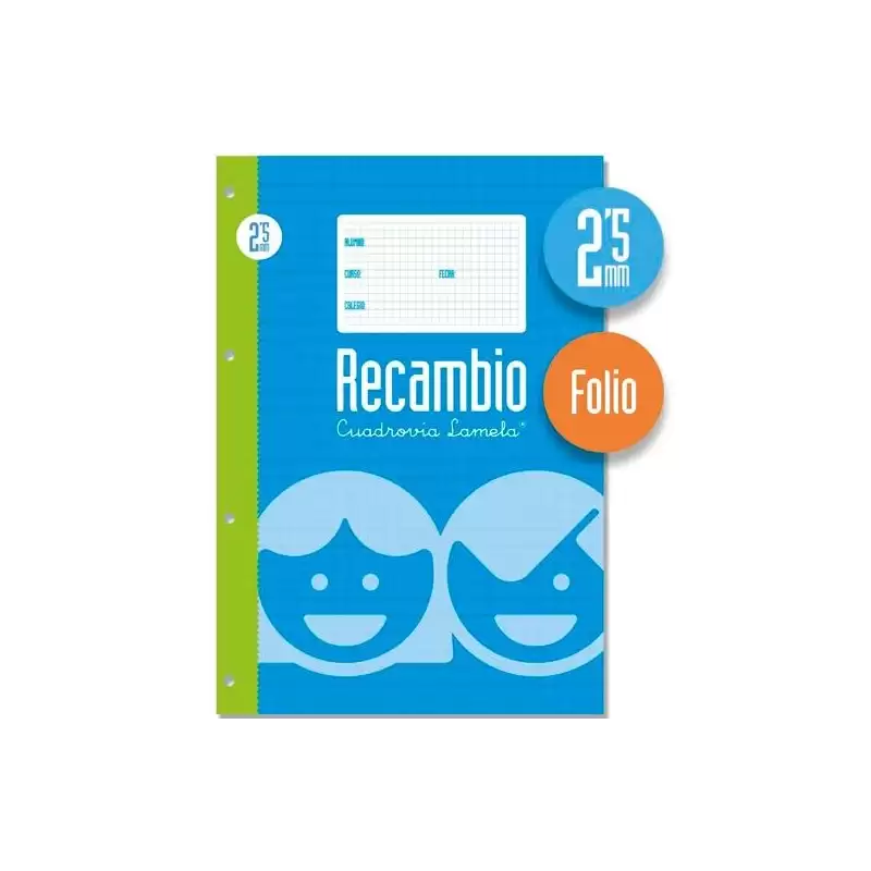 (09002) LAMELA RECAMBIO 100H FOLIO 70GR CUADROVÍA 2
