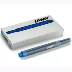 (1210655) LAMY CARTUCHO T10 RECAMBIO PARA PLUMA TINTA AZUL/NEGRO CAJA 5U