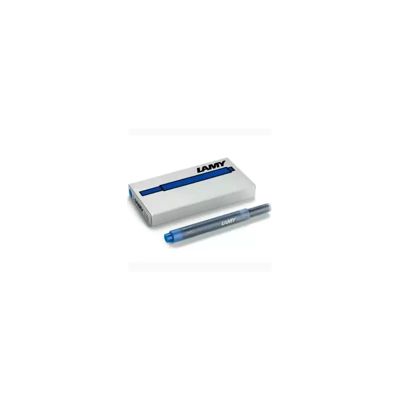 (1210655) LAMY CARTUCHO T10 RECAMBIO PARA PLUMA TINTA AZUL/NEGRO CAJA 5U