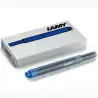 (1210655) LAMY CARTUCHO T10 RECAMBIO PARA PLUMA TINTA AZUL/NEGRO CAJA 5U