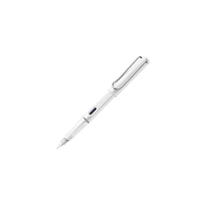 (1219677) LAMY PLUMA ESTILOGRÁFICA SAFARI 019M TINTA AZUL PUNTA M BLANCO