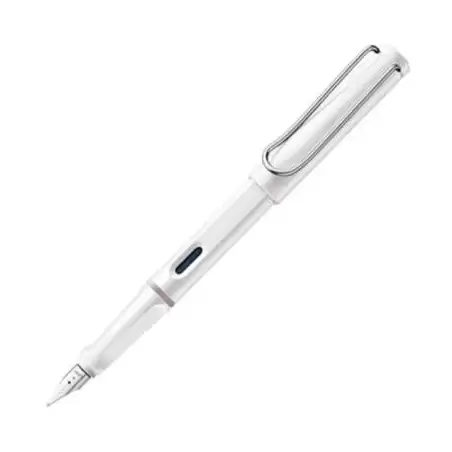 (1219677) LAMY PLUMA ESTILOGRÁFICA SAFARI 019M TINTA AZUL PUNTA M BLANCO