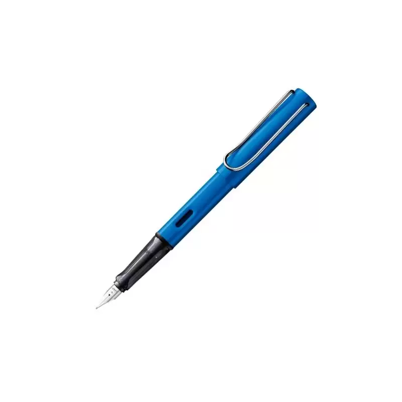 (1220159) LAMY PLUMA ESTILOGRÁFICA AL-STAR ALUMINIO LIGERO CARTUCHO TINTA AZUL PUNTA M OCEAN BLUE