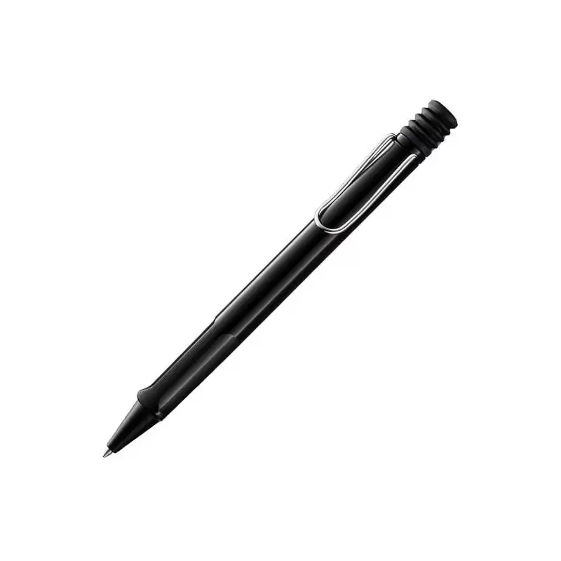 (1220400) LAMY BOLÍGRAFO SAFARI BLACK 219M PUNTA MEDIA TINTA AZUL RECARGABLE COLOR NEGRO EN ESTUCHE