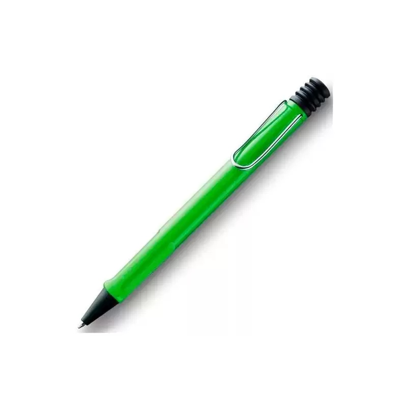 (1225549) LAMY BOLÍGRAFO SAFARI GREEN 213M PUNTA MEDIA TINTA AZUL RECARGABLE COLOR VERDE EN ESTUCHE