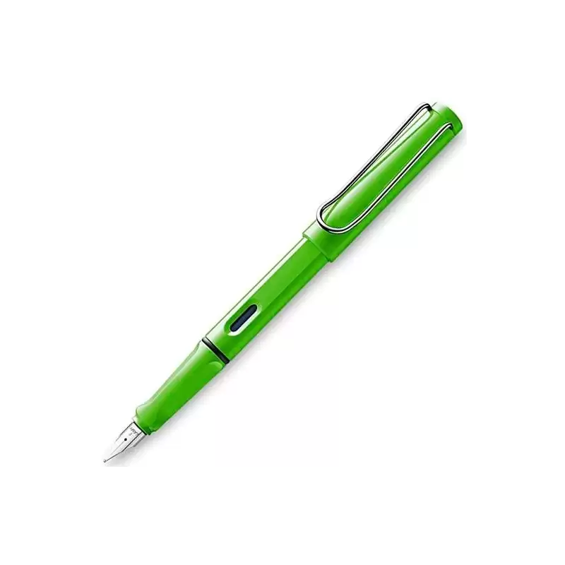 (1230634) LAMY PLUMA ESTILOGRÁFICA SAFARI 013M TINTA AZUL PUNTA M COLOR VERDE