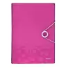 (45890023) LEITZ CARPETA ACORDEÓN WOW PP 6 SEPARADORES A4 FUCSIA
