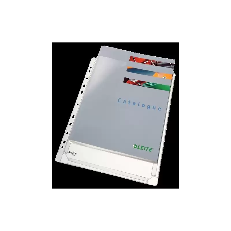 (47561003) LEITZ FUNDA MULTITALADRO PVC BOLSA 10 FUNDAS A4