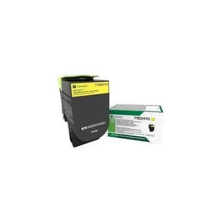 (71B2HY0) LEXMARK TONER AMARILLO CS/CX 417