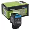(80C20C0) LEXMARK 802C TONER RETORNABLE CIAN (1K)