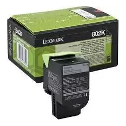 (80C20K0) LEXMARK 802K TONER RETORNABLE NEGRO(1K)