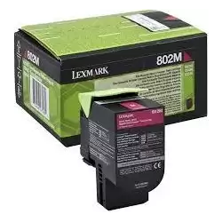 (80C20M0) LEXMARK 802M TONER RETORNABLE MAGENTA (1K)