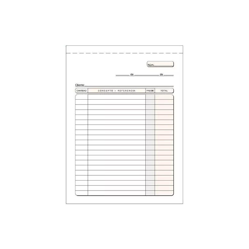 (T-103) TALONARIO MULTIUSO CUARTO NATURAL DUPLICADO AUTOCOPIA