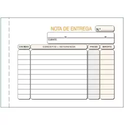 (T-32) TALONARIO ENTREGAS OCTAVO APAISADO SIN COPIA