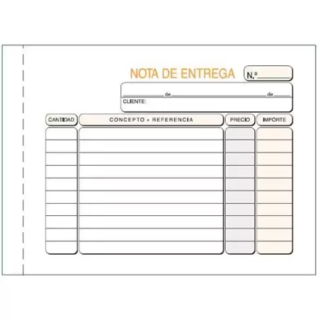 (T-32) TALONARIO ENTREGAS OCTAVO APAISADO SIN COPIA