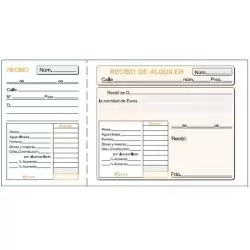 (T-40) TALONARIO ALQUILER INQUILINOS TERCIO DE FOLIO SIN COPIA
