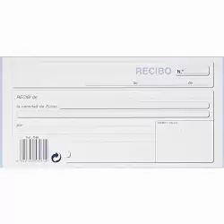 (T-61) TALONARIO RECIBOS TERCIO DE FOLIO TRIPLICADO AUTOCOPIA