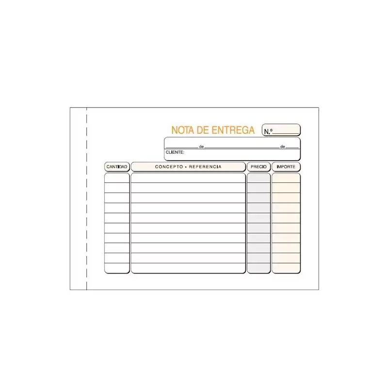 (T-79) TALONARIO ENTREGAS OCTAVO APAISADO DUPLICADO AUTOCOPIA