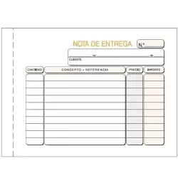 (T-79/C) TALONARIO ENTREGAS OCTAVO APAISADO DUPLICADO AUTOCOPIA CATALAN