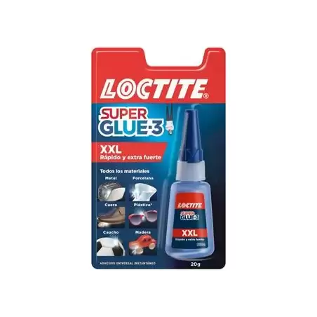 (2586797/2599803) LOCTITE SUPER GLUE-3 ADHESIVO INSTANTÁNEO XXL 20GR