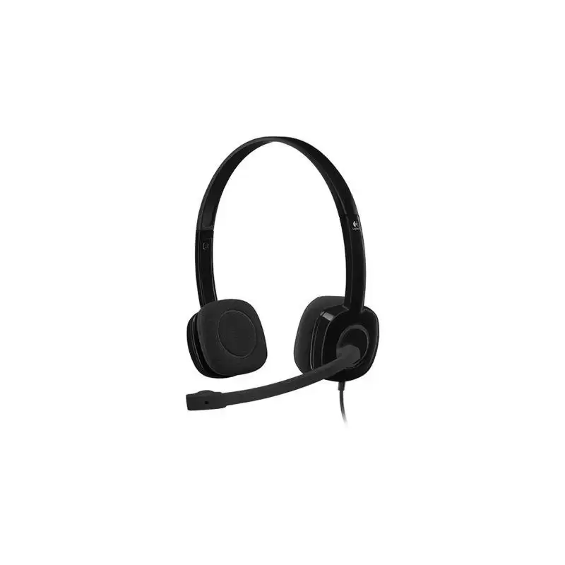 (981-000589) LOGITECH AURICULARES MICRÓFONO C/ CABLE JACK 3.5MM H151 NEGRO
