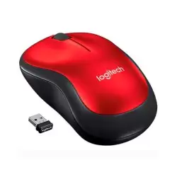 (910-002237) LOGITECH RATÓN M185 INALÁMBRICO 1000PPP AMBIDIESTRO 3 BOTONES COMPACTO ROJO