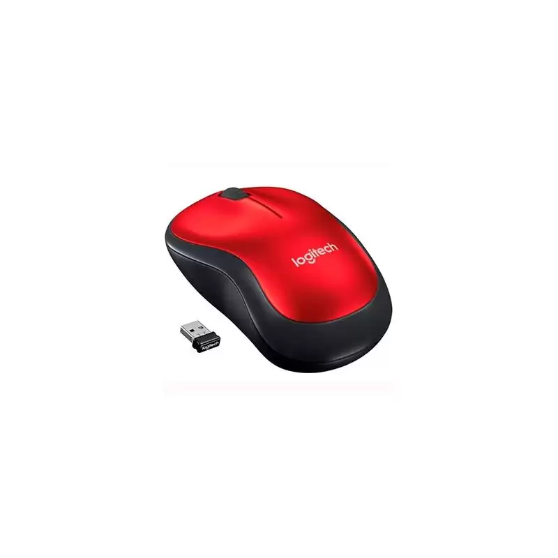 (910-002237) LOGITECH RATÓN M185 INALÁMBRICO 1000PPP AMBIDIESTRO 3 BOTONES COMPACTO ROJO
