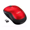 (910-002237) LOGITECH RATÓN M185 INALÁMBRICO 1000PPP AMBIDIESTRO 3 BOTONES COMPACTO ROJO