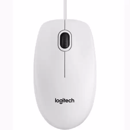 (910-003360) LOGITECH RATÓN B100 CABLE USB 800PPP AMBIDIESTRO 3 BOTONES BLANCO