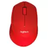 (910-004911) LOGITECH RATÓN M330 INALÁMBRICO 1000PPP COMPACTO 3 BOTONES ROJO